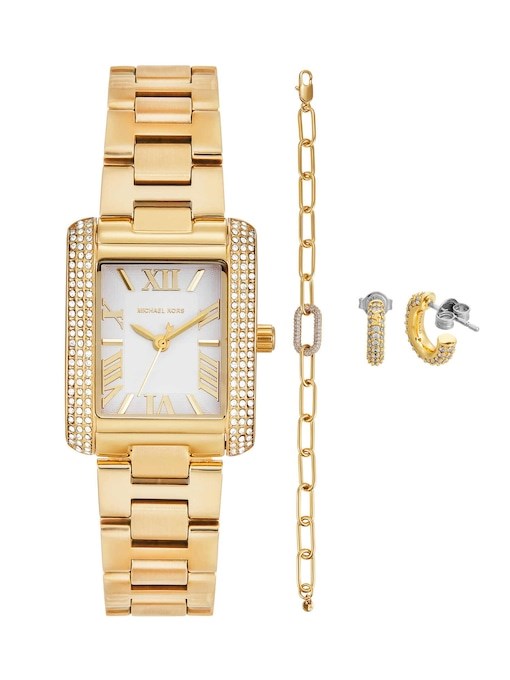 Michael Kors Emery Gold Watch MK4837SET