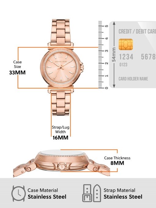 Michael Kors Maren Rose Gold Watch MK7491