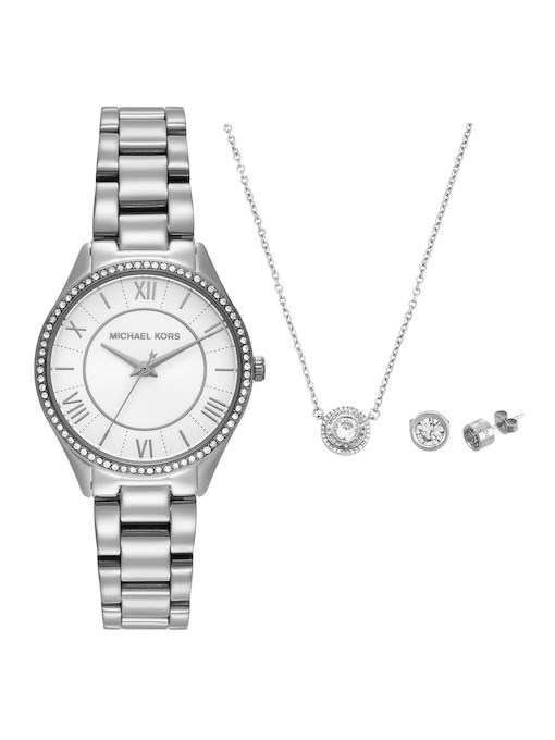 Michael Kors Lauryn Silver Watch MK4851SET