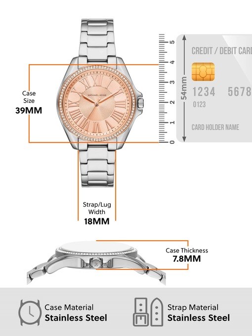 Michael Kors Kacie Silver Watch MK4854