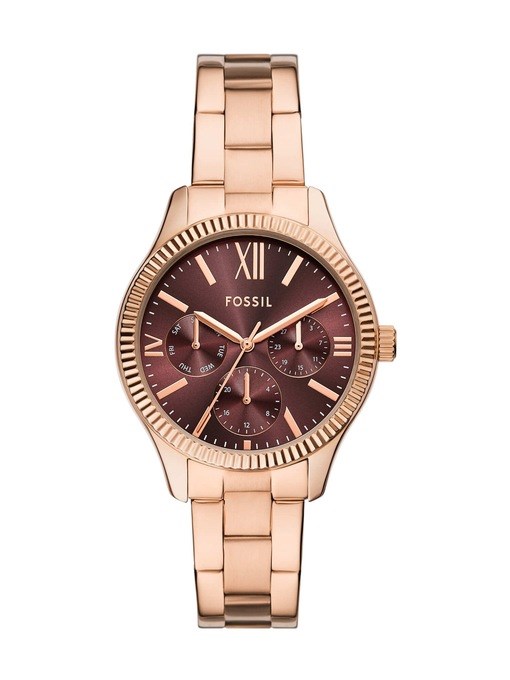 Fossil Rye Rose Gold Watch BQ3691