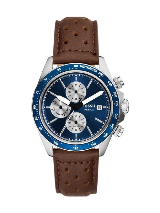 Fossil Autocross Silver Watch BQ2878
