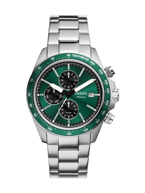 Fossil Autocross Silver Watch BQ2878