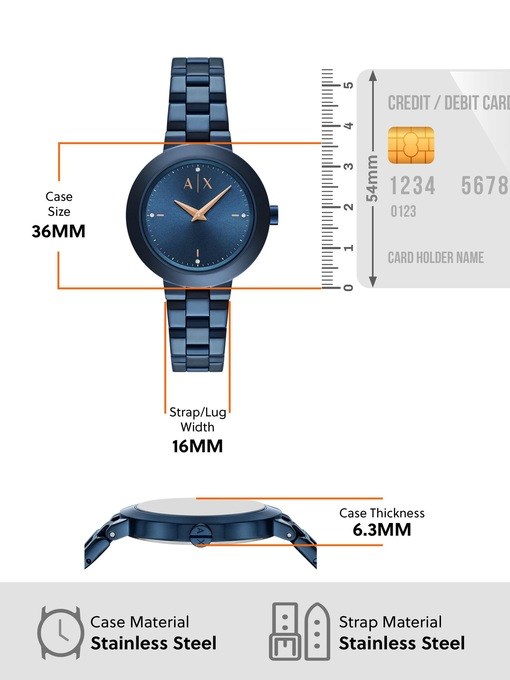 Armani Exchange Blue Watch AX5175