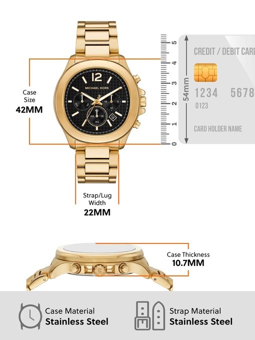 Michael Kors Sage Gold Watch MK9192