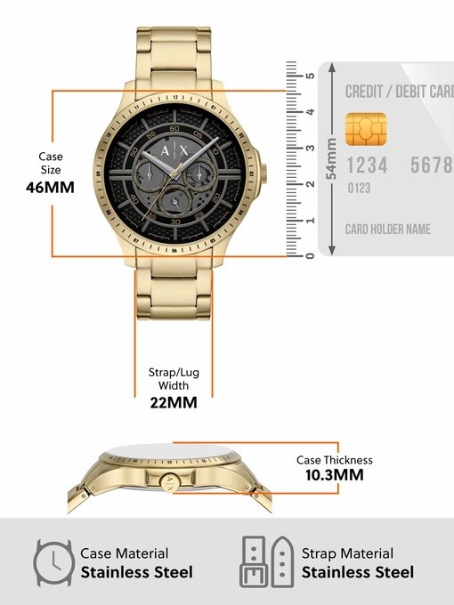 Armani Exchange Gold Watch AX2461 Armani Exchange Gold Watch AX2461