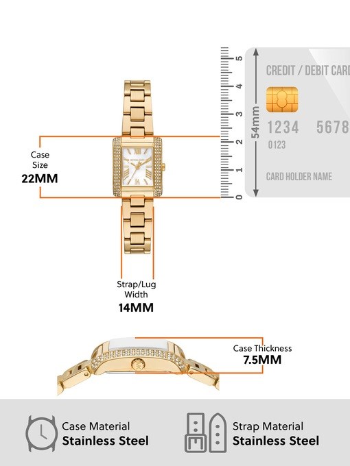 Michael Kors Emery Gold Watch MK4867