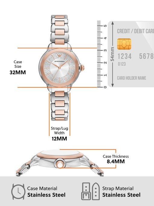 Emporio Armani Two Tone Watch AR11643