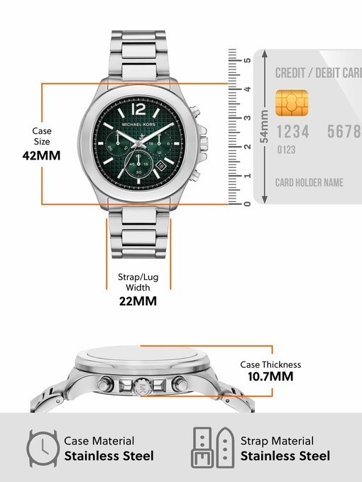 Michael Kors Sage Silver Watch MK9191