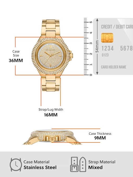 Michael Kors Outlet Melissa Two Tone Watch MK4395