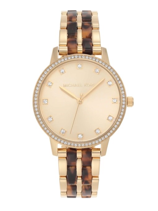 Michael Kors Outlet Melissa Two Tone Watch MK4395