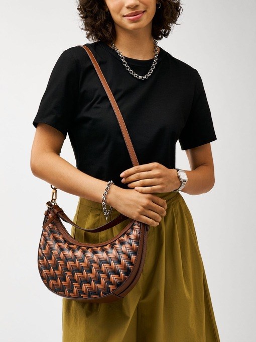 Fossil Shae Brown Hobo Bag SHB3221762