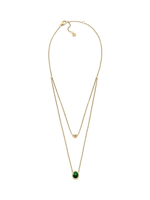 Skagen Sofie Sea Glass Gold Necklace SKJ1801710