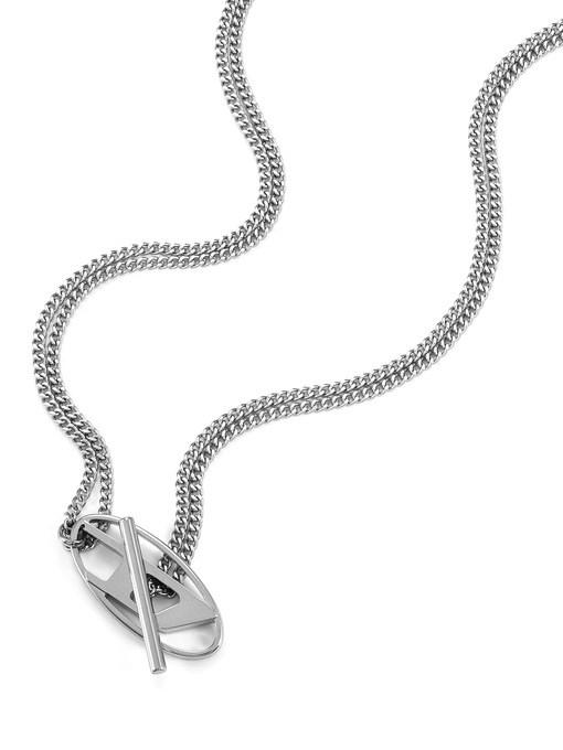 Diesel Chain Necklace Silver Necklace DX1534040