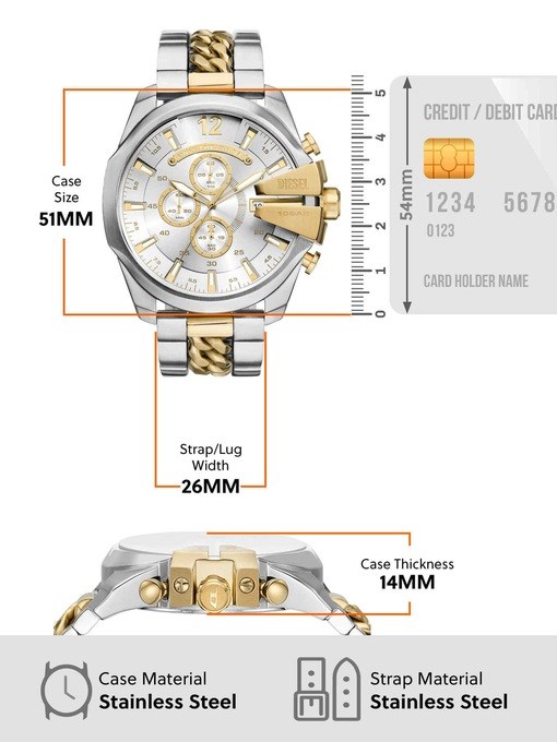 Diesel Mega Chief Multicolor Watch DZ4672