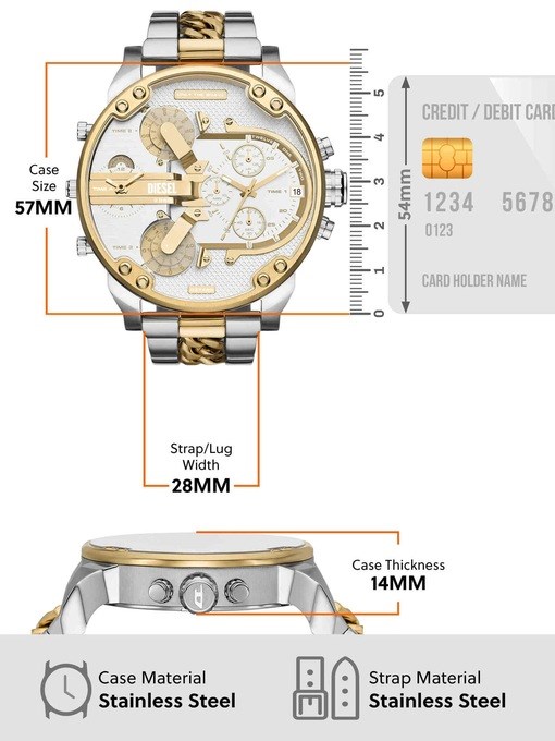 Diesel Mr. Daddy 2.0 Multicolor Watch DZ7486