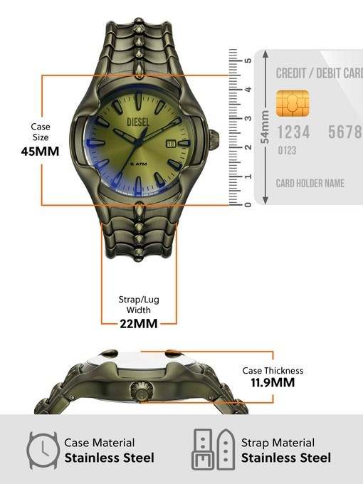 Diesel Vert Green Watch DZ2221