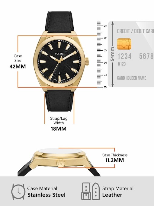 Fossil Everett Black Watch FS6089