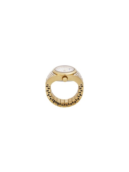 Fossil Gold Watch Ring ES5392