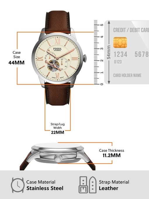Fossil Townsman Brown Watch ME3266