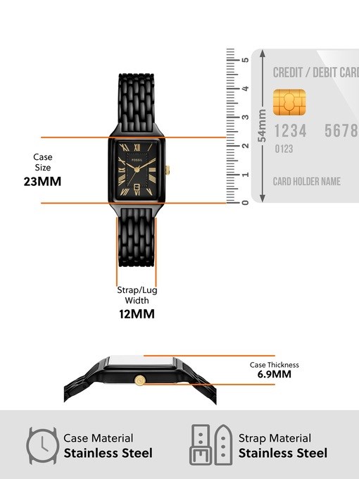 Fossil Raquel Black Watch ES5385 Fossil Raquel Black Watch ES5385