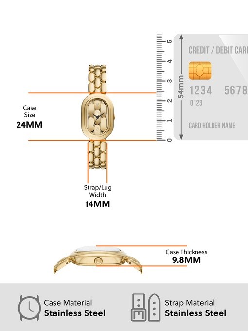 Fossil Sloan Gold Watch ES5380