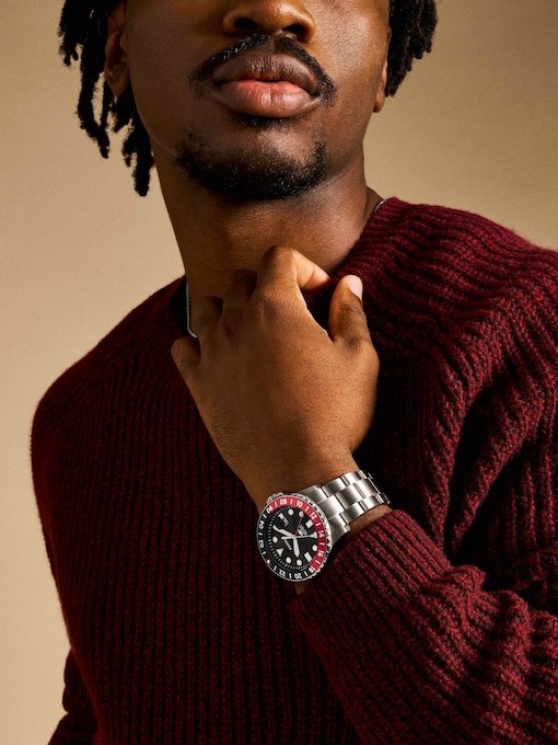 Fossil Fossil Blue Gmt Silver Watch FS6092 Fossil Fossil Blue Gmt Silver Watch FS6092