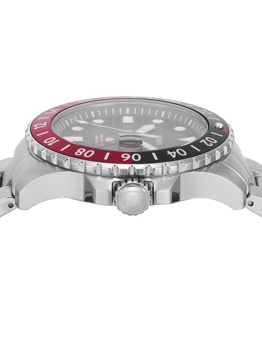 Fossil Fossil Blue Gmt Silver Watch FS6092 Fossil Fossil Blue Gmt Silver Watch FS6092