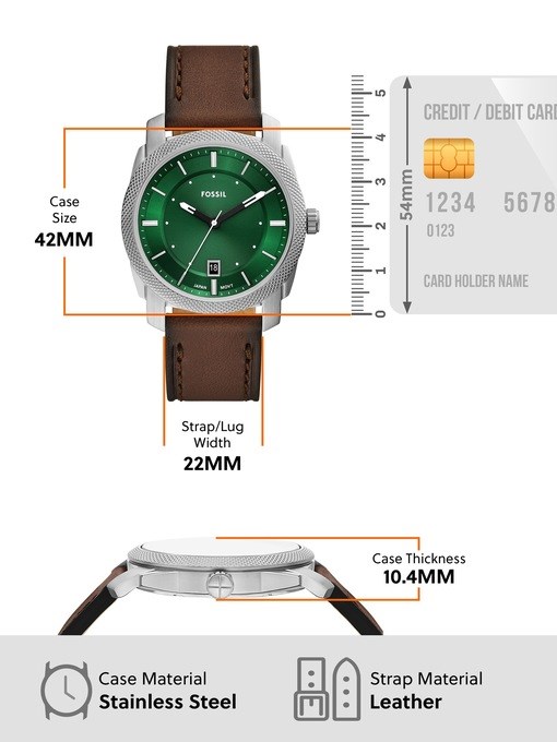 Fossil Machine Brown Watch FS6085