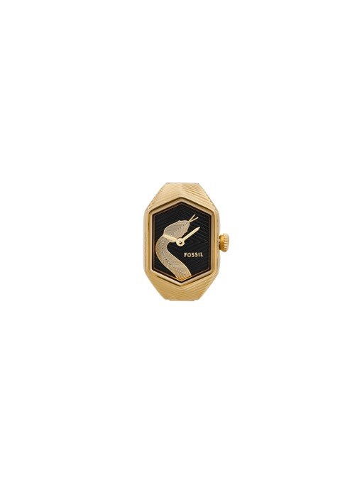 Fossil Gold Watch Ring ES5382