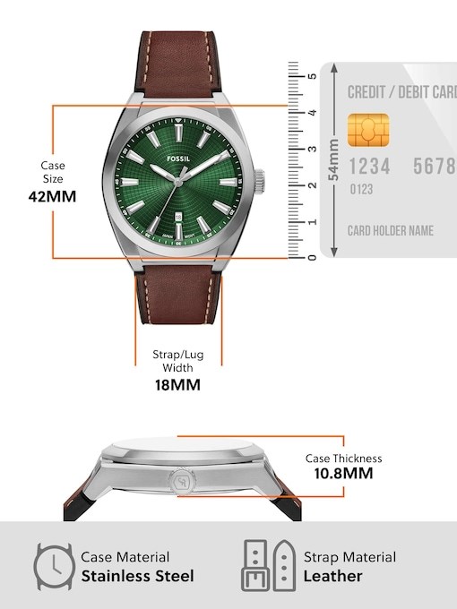 Fossil Everett Brown Watch FS6080SET Fossil Everett Brown Watch FS6080SET