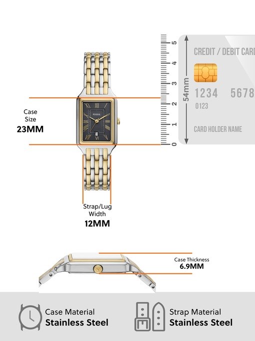 Fossil Raquel Two Tone Watch ES5376SET