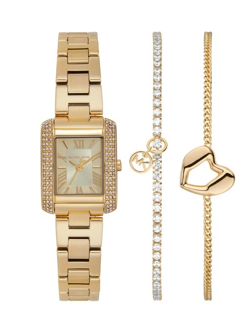 Michael Kors Emery Gold Watch MK7510SET