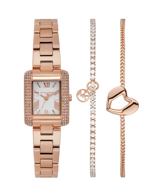 Michael Kors Emery Rose Gold Watch MK7512SET