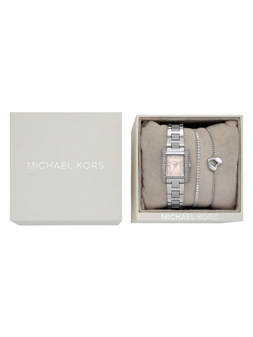 Michael Kors Emery Silver Watch MK7514SET