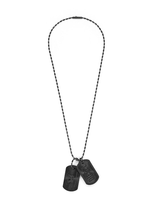 Diesel Font Black Necklace DX1554001