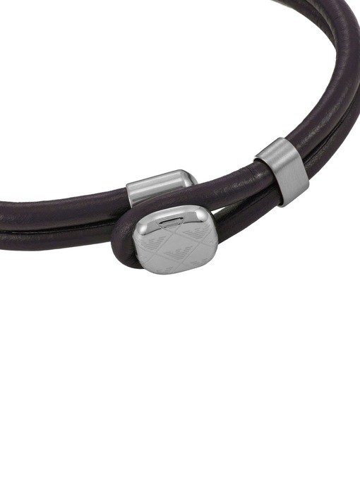 Emporio Armani Silver Cufflinks & Bracelet EGS3151SET