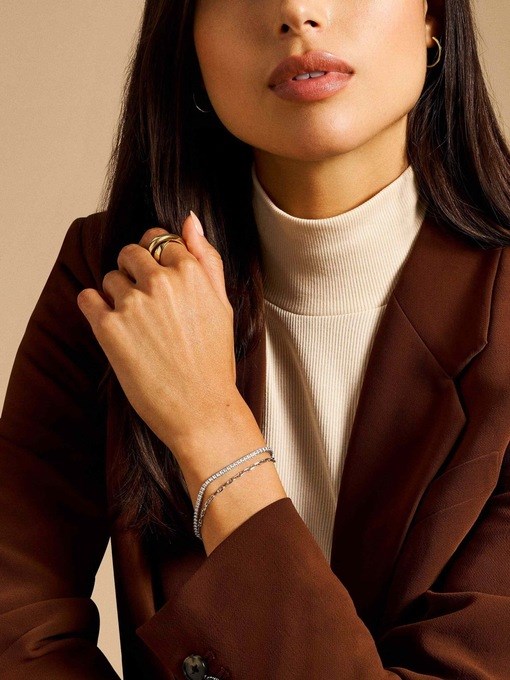 Fossil Heritage Silver Bracelet JA7273040 Fossil Heritage Silver Bracelet JA7273040