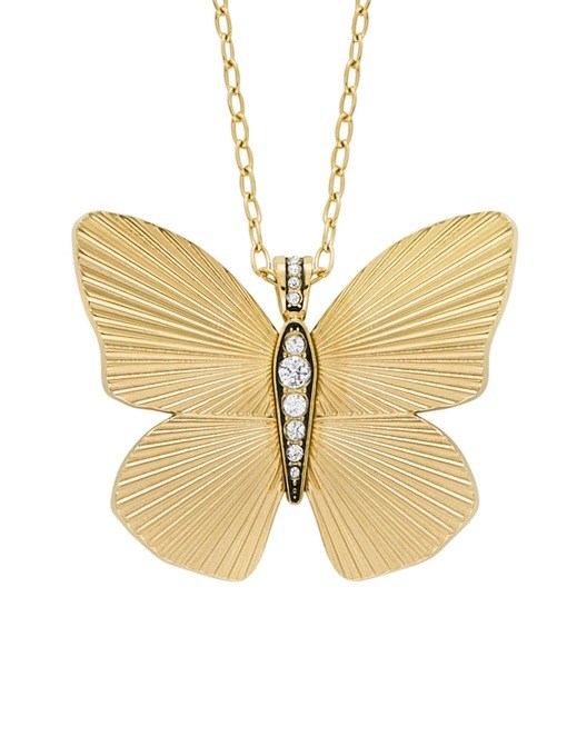 Fossil Sutton Gold Necklace JF04809710 Fossil Sutton Gold Necklace JF04809710