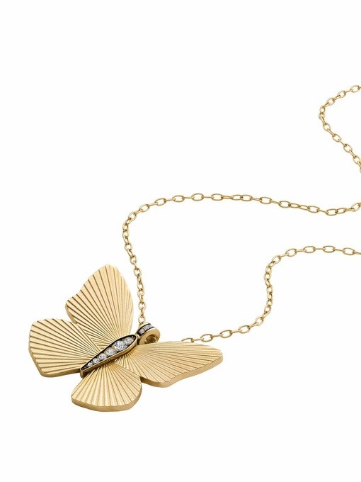 Fossil Sutton Gold Necklace JF04809710 Fossil Sutton Gold Necklace JF04809710