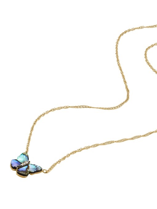 Fossil Sutton Gold Necklace JF04812710