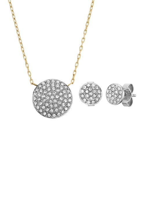 Fossil Jewelry Two Tone Necklace Set JF04815SET