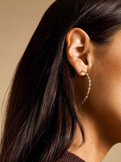 Fossil Sutton Gold Earring JF04817710