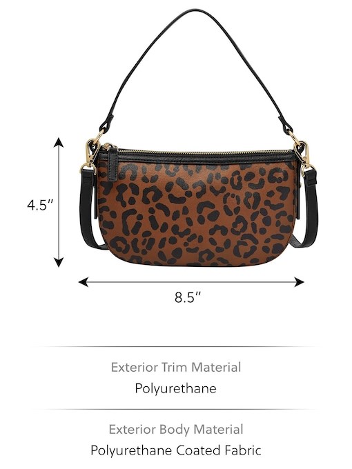 Fossil Jolie Brown Small Crossbody ZB11098234