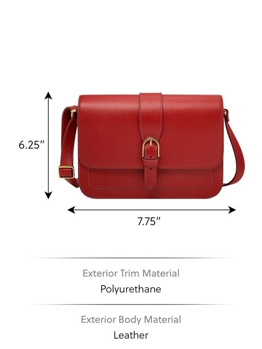 Fossil Zoey Red Crossbody Bag ZB11021611