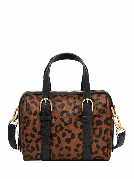 Fossil Carlie Brown Satchel Bag ZB11086234