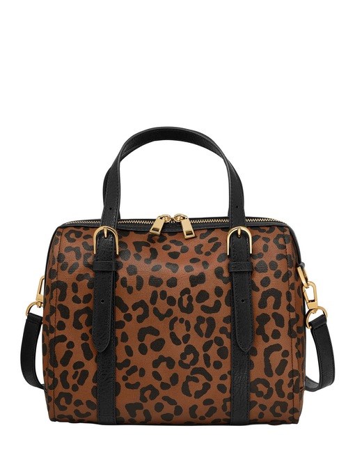 Fossil Carlie Brown Satchel Bag ZB11087234