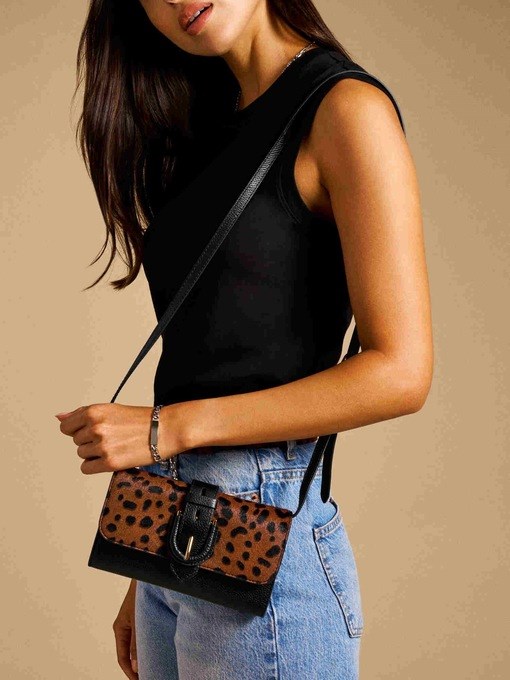 Fossil Harwell Brown Crossbody Bag ZB11096234