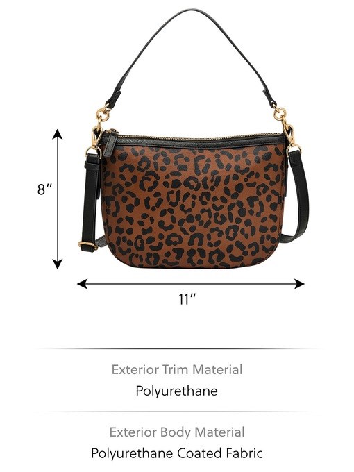Fossil Jolie Brown Crossbody Bag ZB11099234