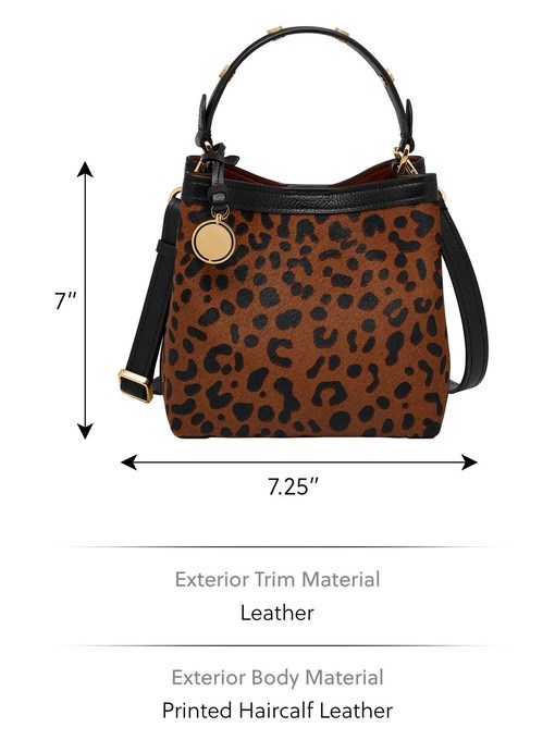 Fossil Jessie Brown Crossbody Bag ZB11102234